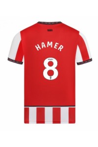 Fotbalové Dres Sheffield United Gustavo Hamer #8 Domácí Oblečení 2025-26 Krátký Rukáv